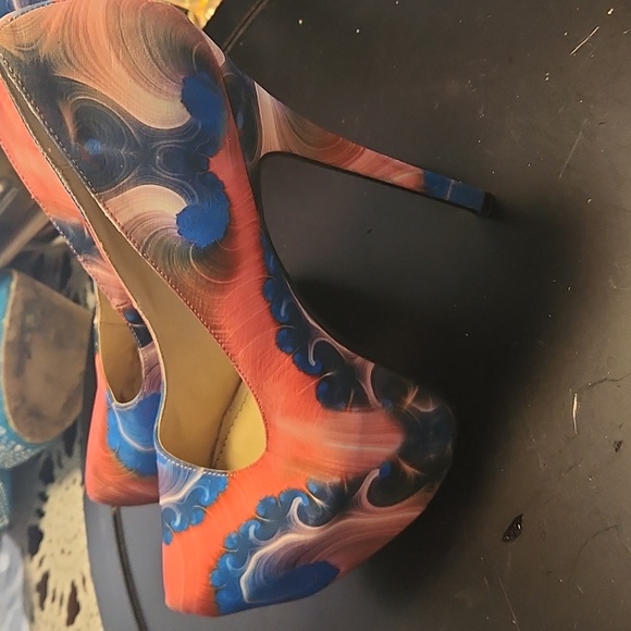 Alba shoes heels platform size 9 - Picture 5 of 7